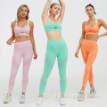 Set 2 pezzi per sport fitness da donna Yoga